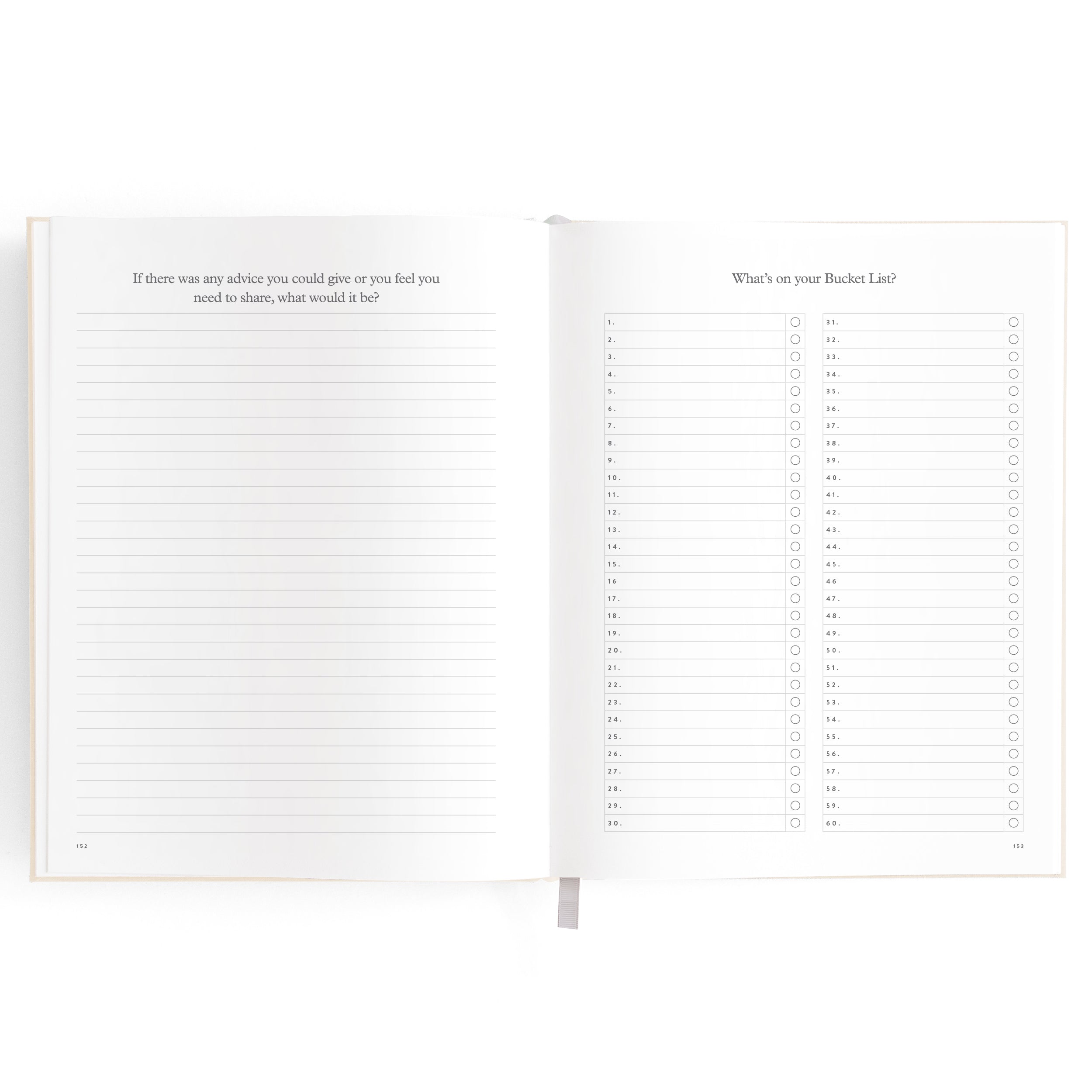 This Is My Story Memoir Journal Cream - PRE-ORDER (ARRIVING MAY)