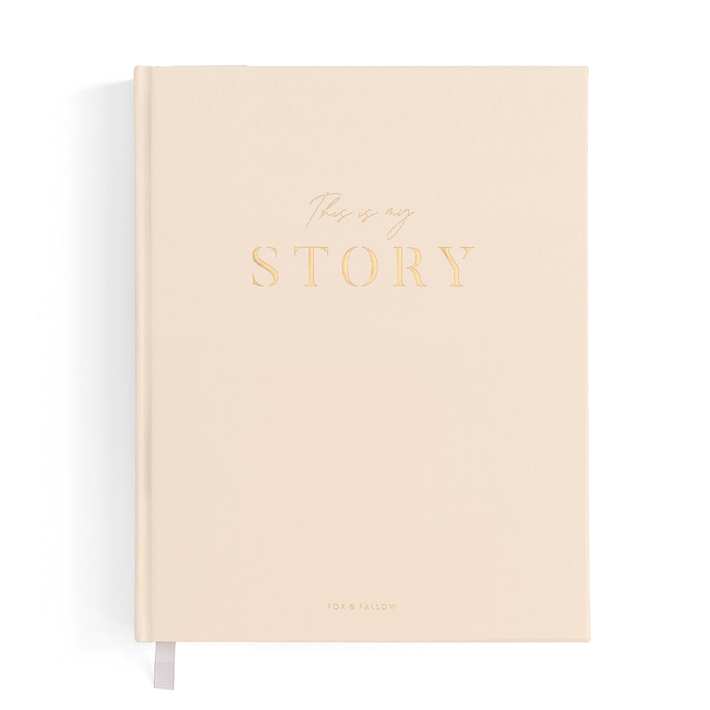 This Is My Story Memoir Journal Cream - PRE-ORDER (ARRIVING MAY)