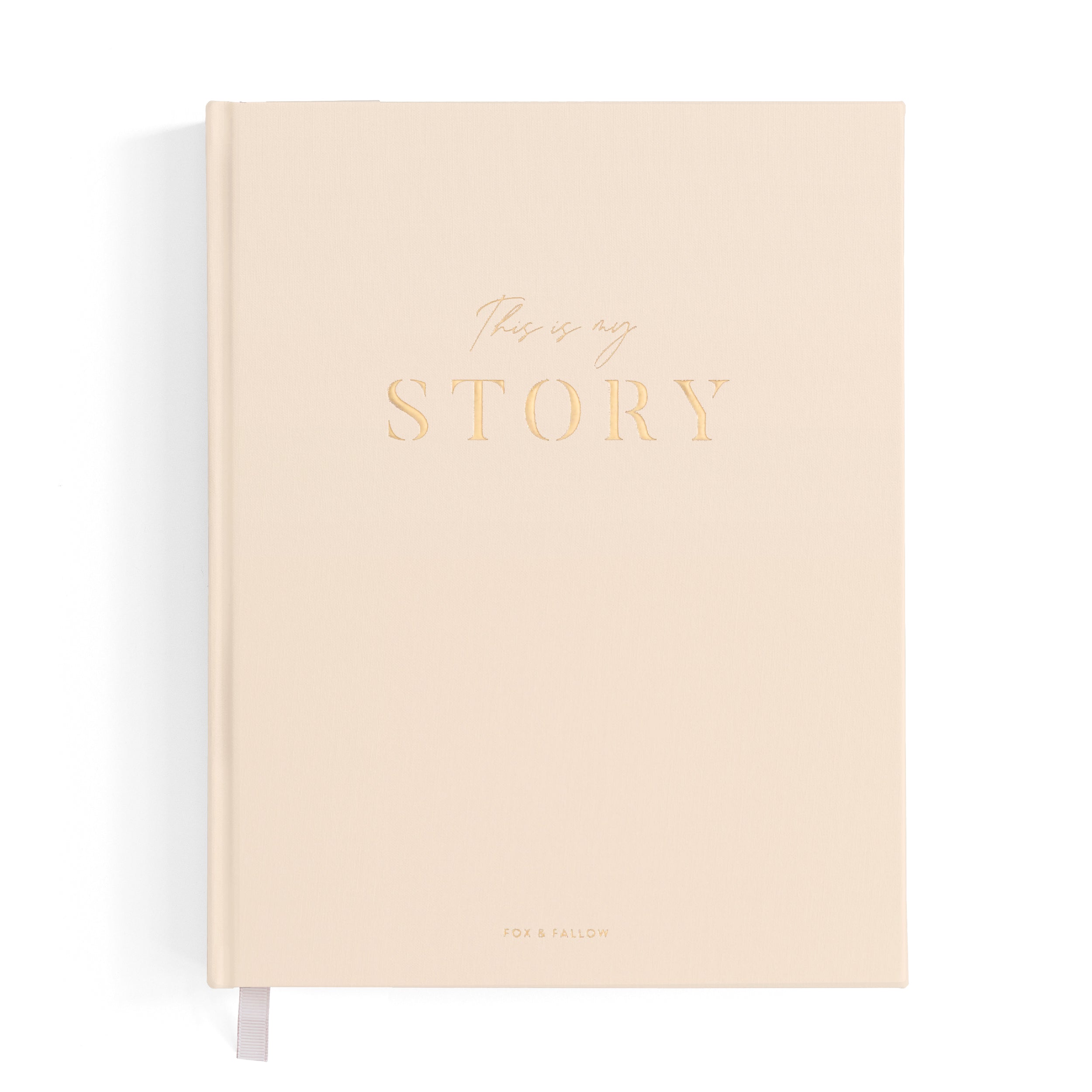 This Is My Story Memoir Journal Cream - PRE-ORDER (ARRIVING MAY)