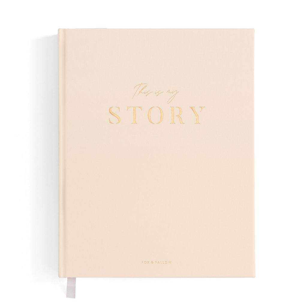 This Is My Story Memoir Journal Cream Boxed - PRE-ORDER (ARRIVING MAY)