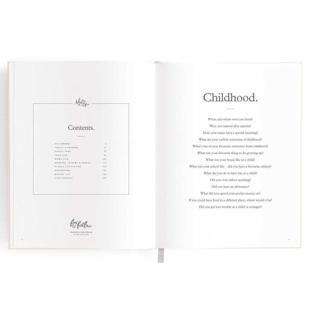 This Is My Story Memoir Journal Cream Boxed - PRE-ORDER (ARRIVING MAY)