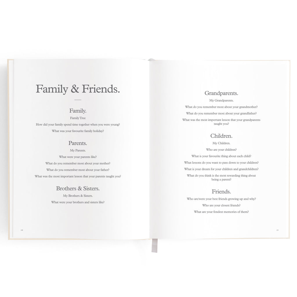 This Is My Story Memoir Journal Cream - PRE-ORDER (ARRIVING MAY)