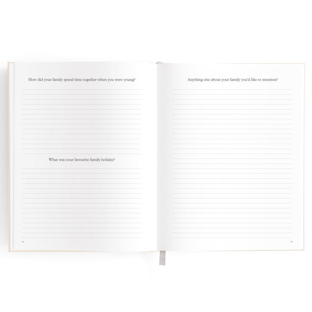 This Is My Story Memoir Journal Cream - PRE-ORDER (ARRIVING MAY)