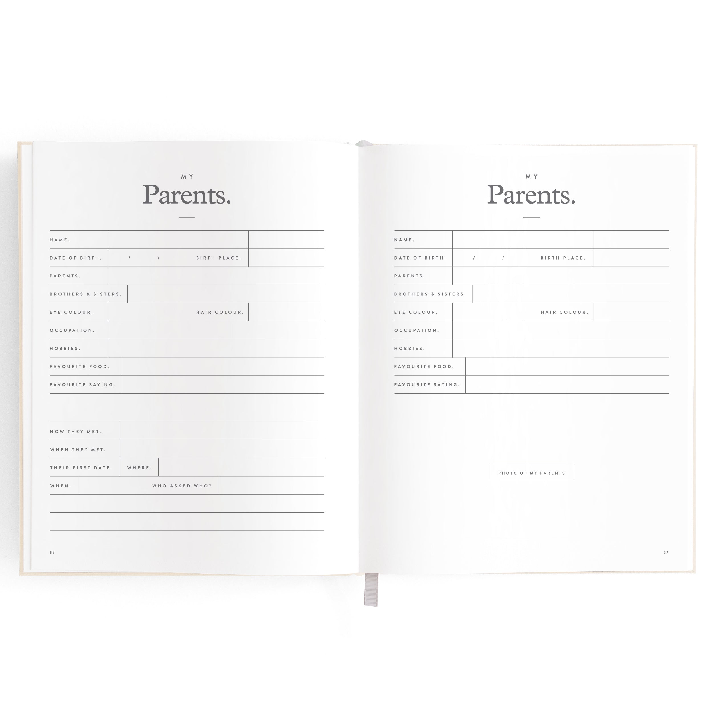 This Is My Story Memoir Journal Cream Boxed - PRE-ORDER (ARRIVING MAY)