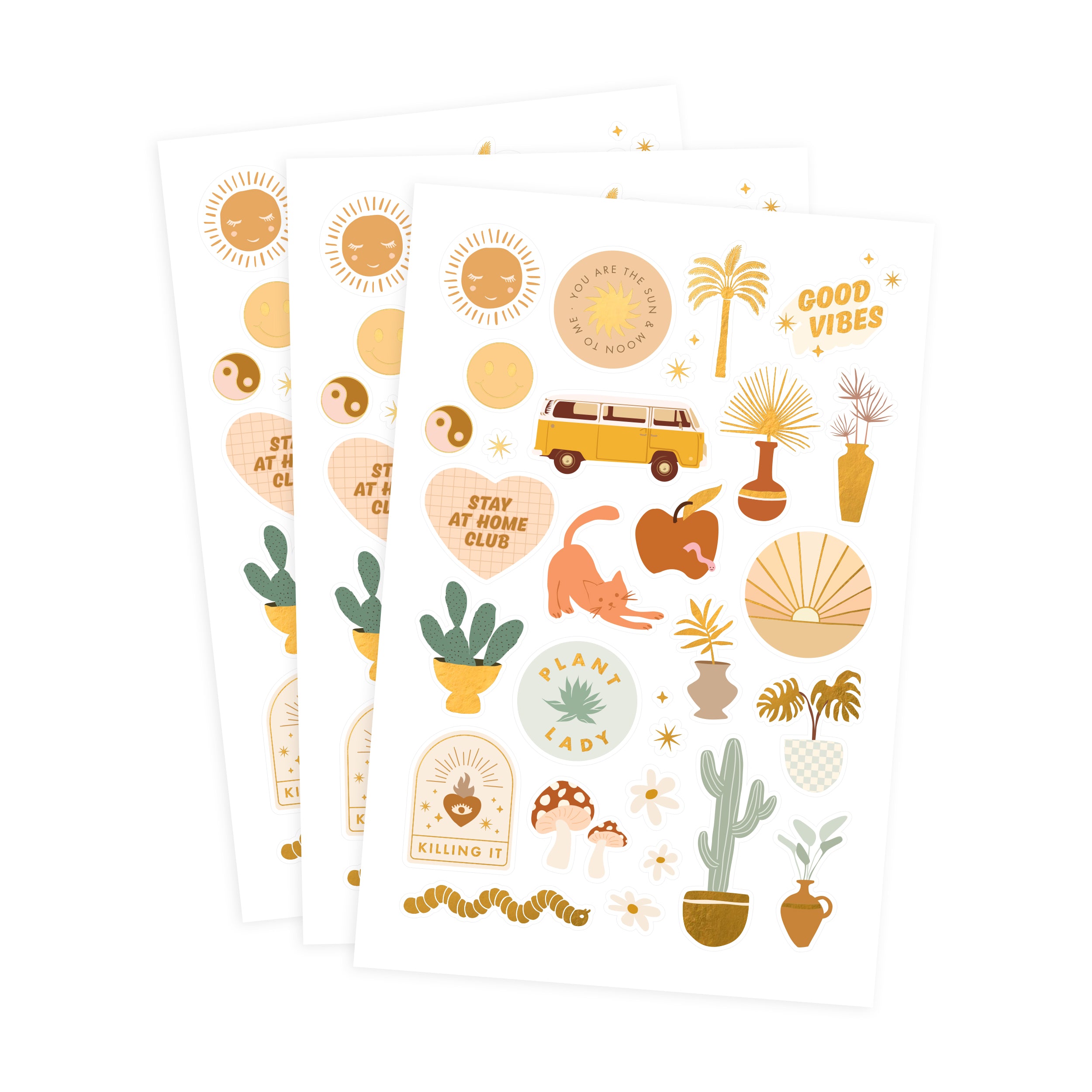 Boho Sticker Set – Fox & Fallow