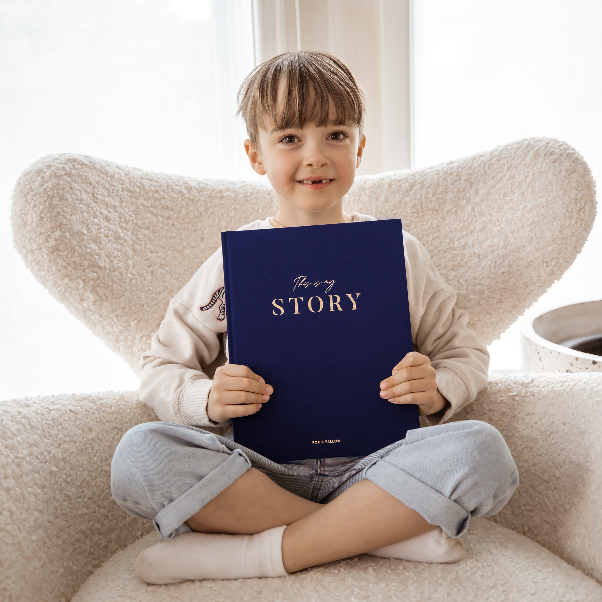 This Is My Story Memoir Journal Navy