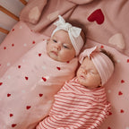 Strawberry Stripe Muslin Wrap Swaddle