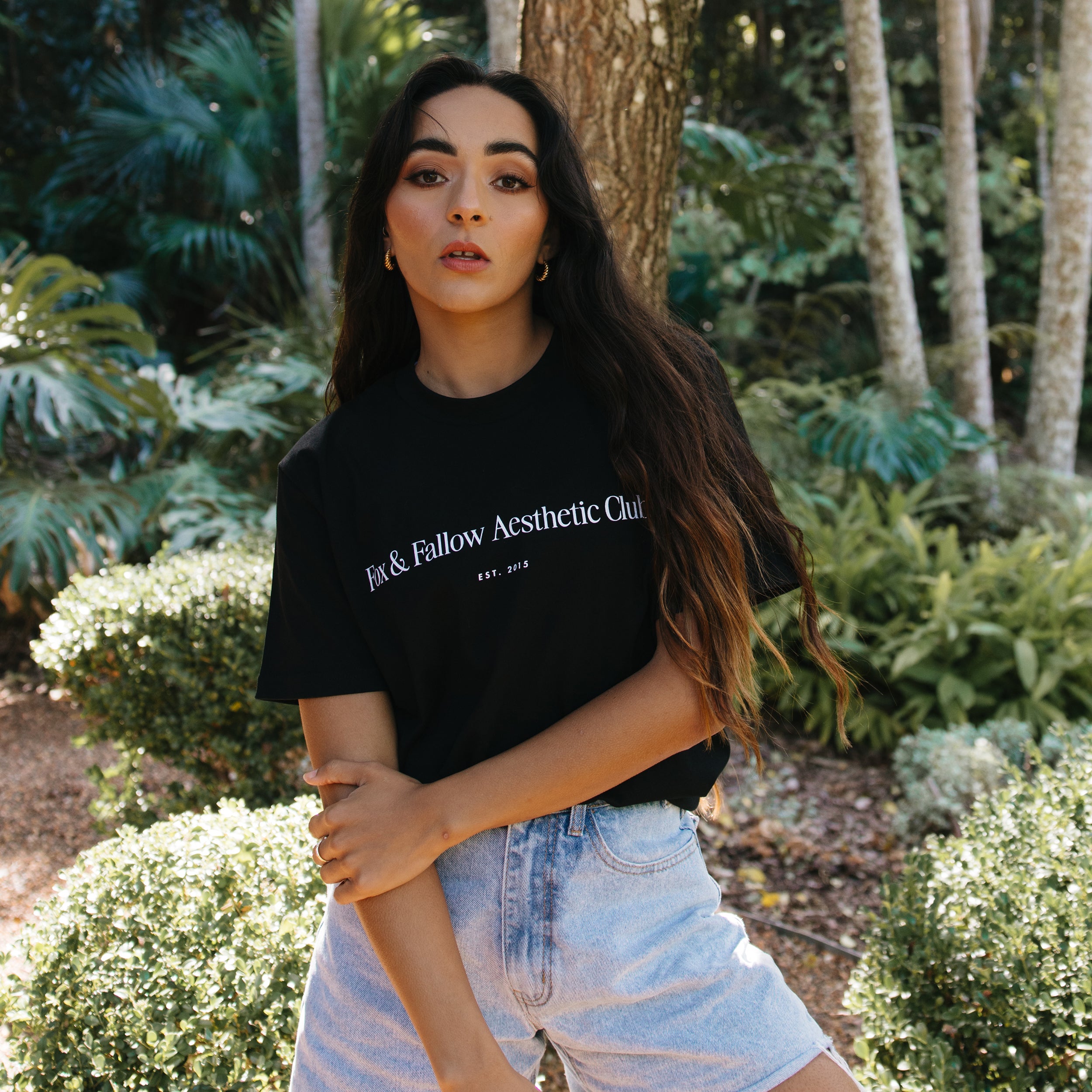 F&F Aesthetic Club 'Nice Things' Tee - Black - Unisex
