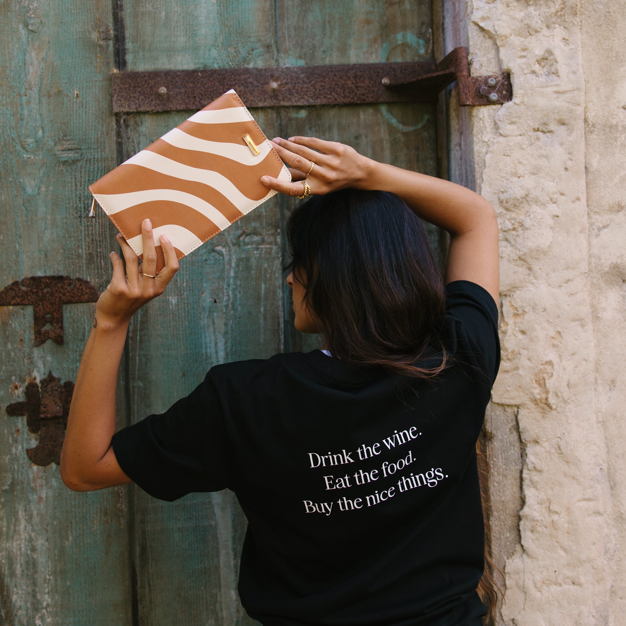 F&F Aesthetic Club 'Nice Things' Tee - Black - Unisex