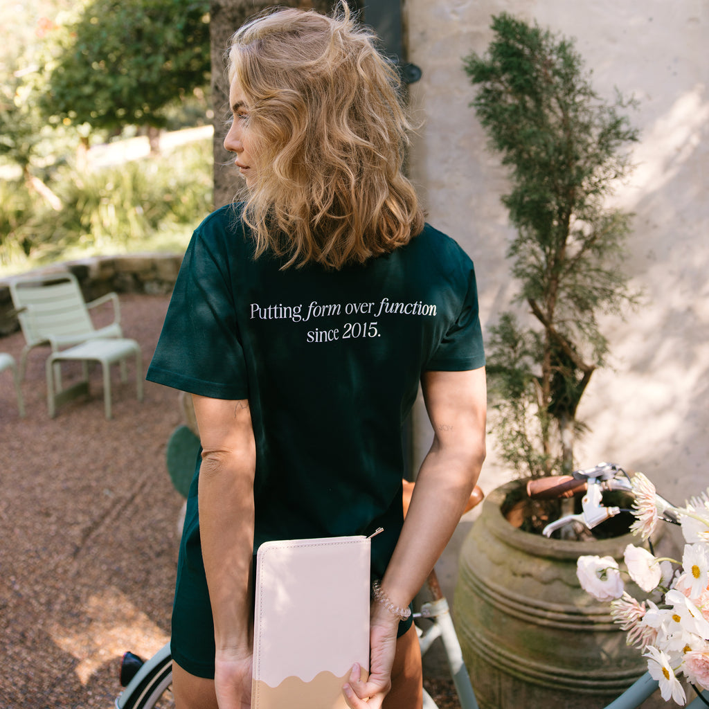 F&F Aesthetic Club 'Form Over Function' Tee - Pine - Unisex