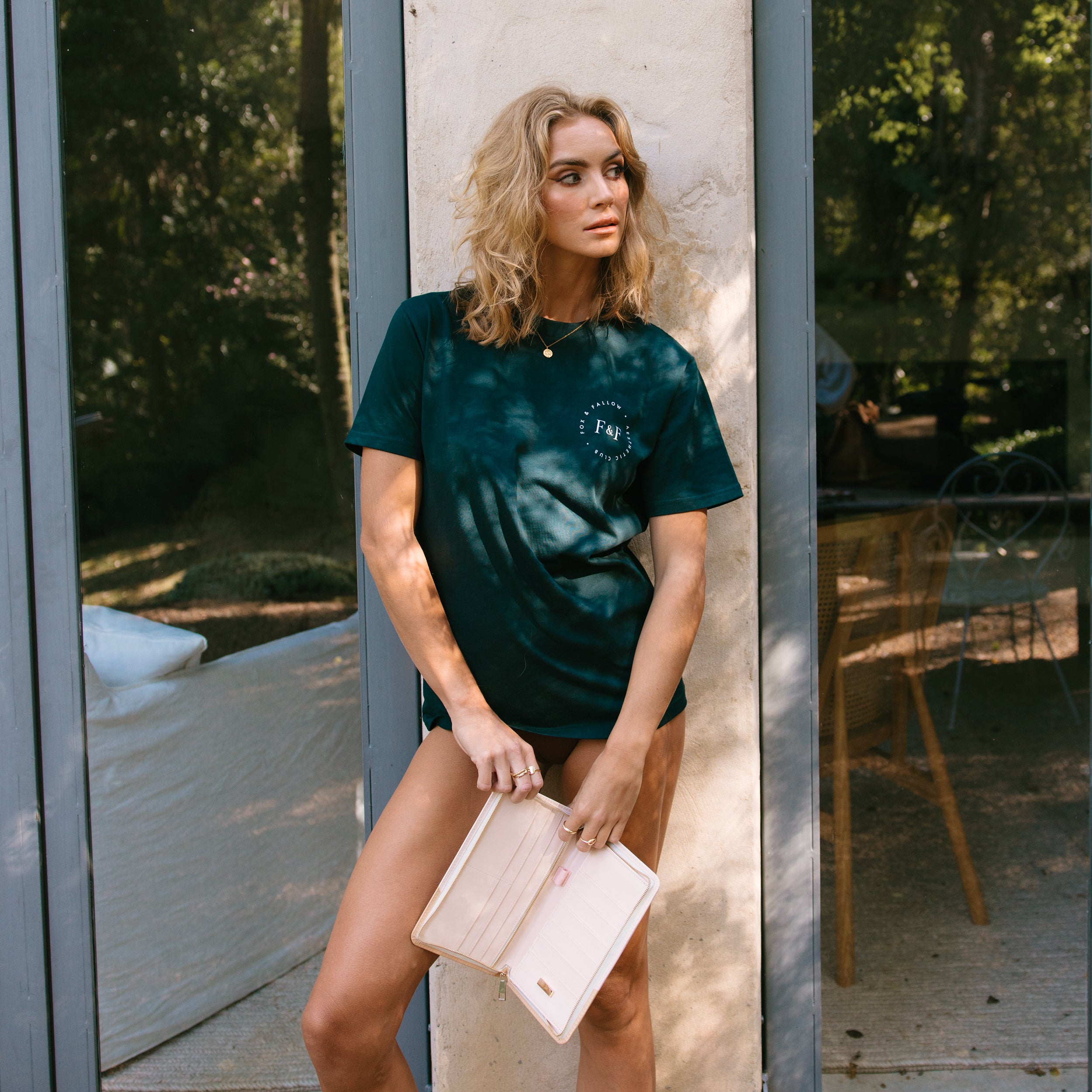 F&F Aesthetic Club 'Form Over Function' Tee - Pine - Unisex