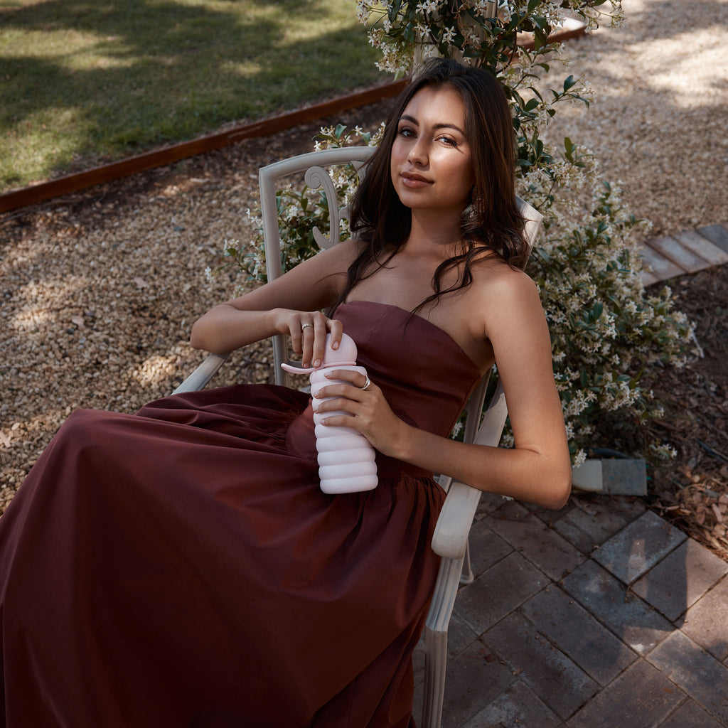 The Bubble Reusable Water Bottle 700ml - Ballet Pink - PRE-ORDER (APRIL)