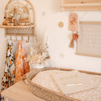 Golden Vines Organic Fitted Bassinet Sheet/Change Pad Cover