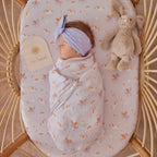 Unicorns Organic Fitted Bassinet Sheet/Change Pad Cover