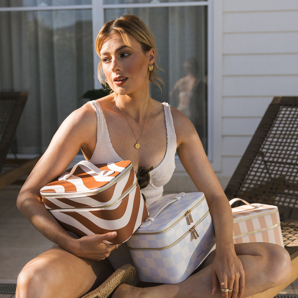 Rust Swirl Vanity Case - 'The Classic' - SECONDS