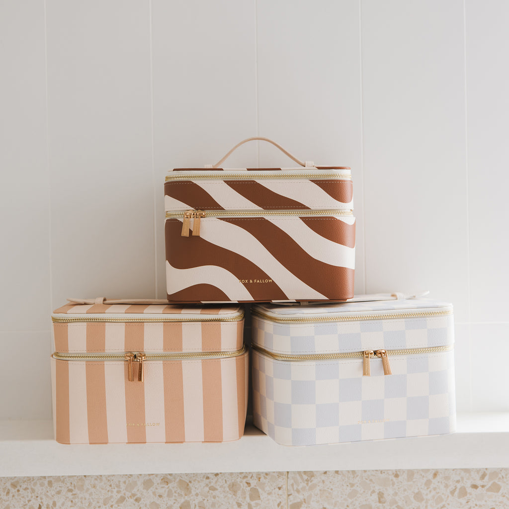 Rust Swirl Vanity Case - 'The Classic' - SECONDS