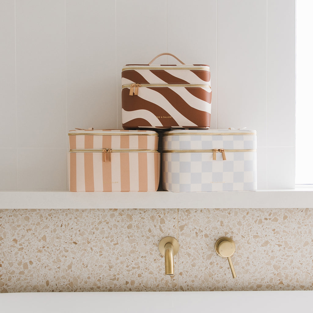 Rust Swirl Vanity Case - 'The Classic' - SECONDS