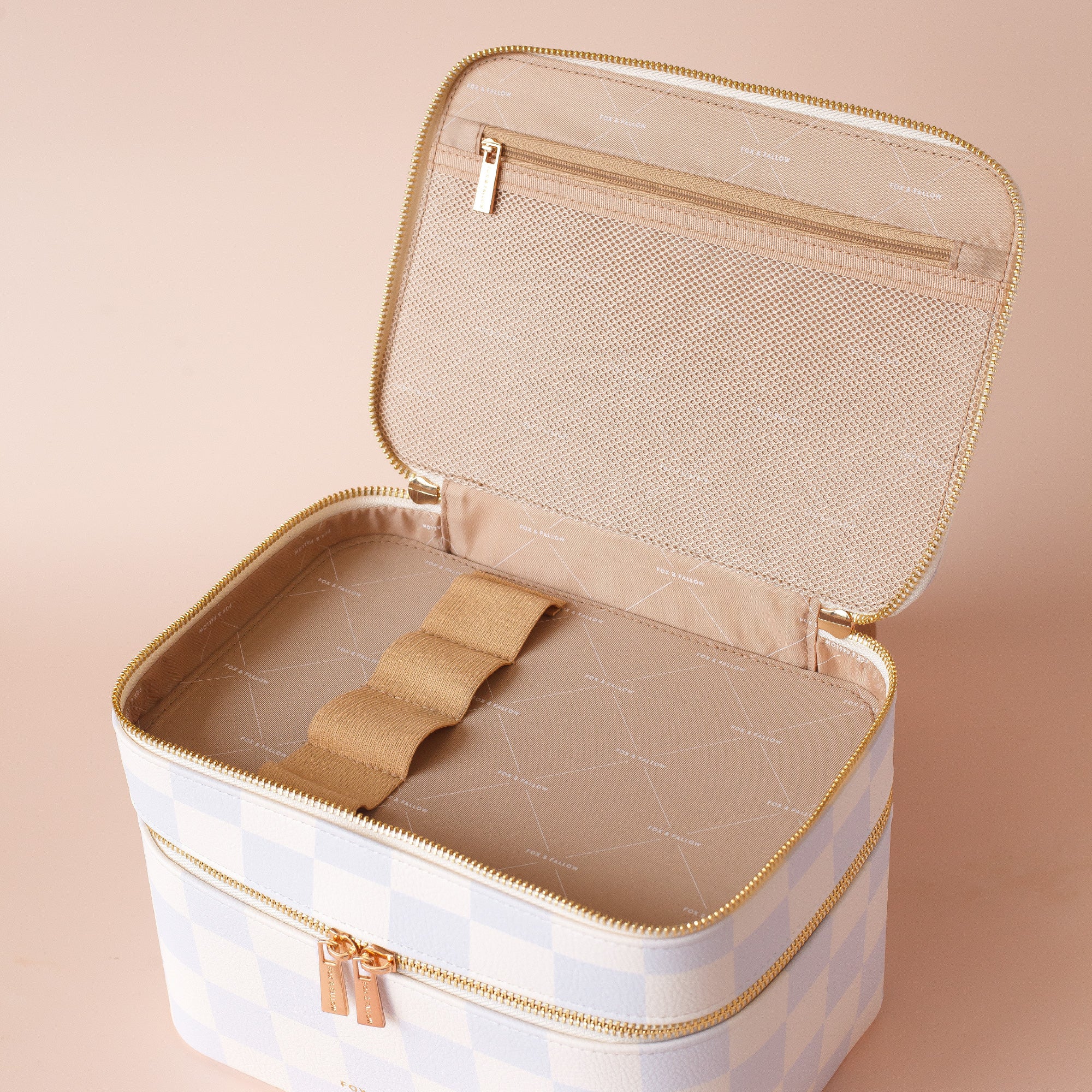 Powder Check Vanity Case - 'The Classic'
