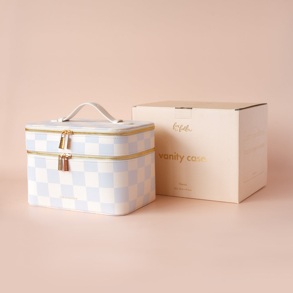 Powder Check Vanity Case - 'The Classic' - SECONDS