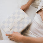 Powder Check Vanity Case - 'The Classic' - SECONDS