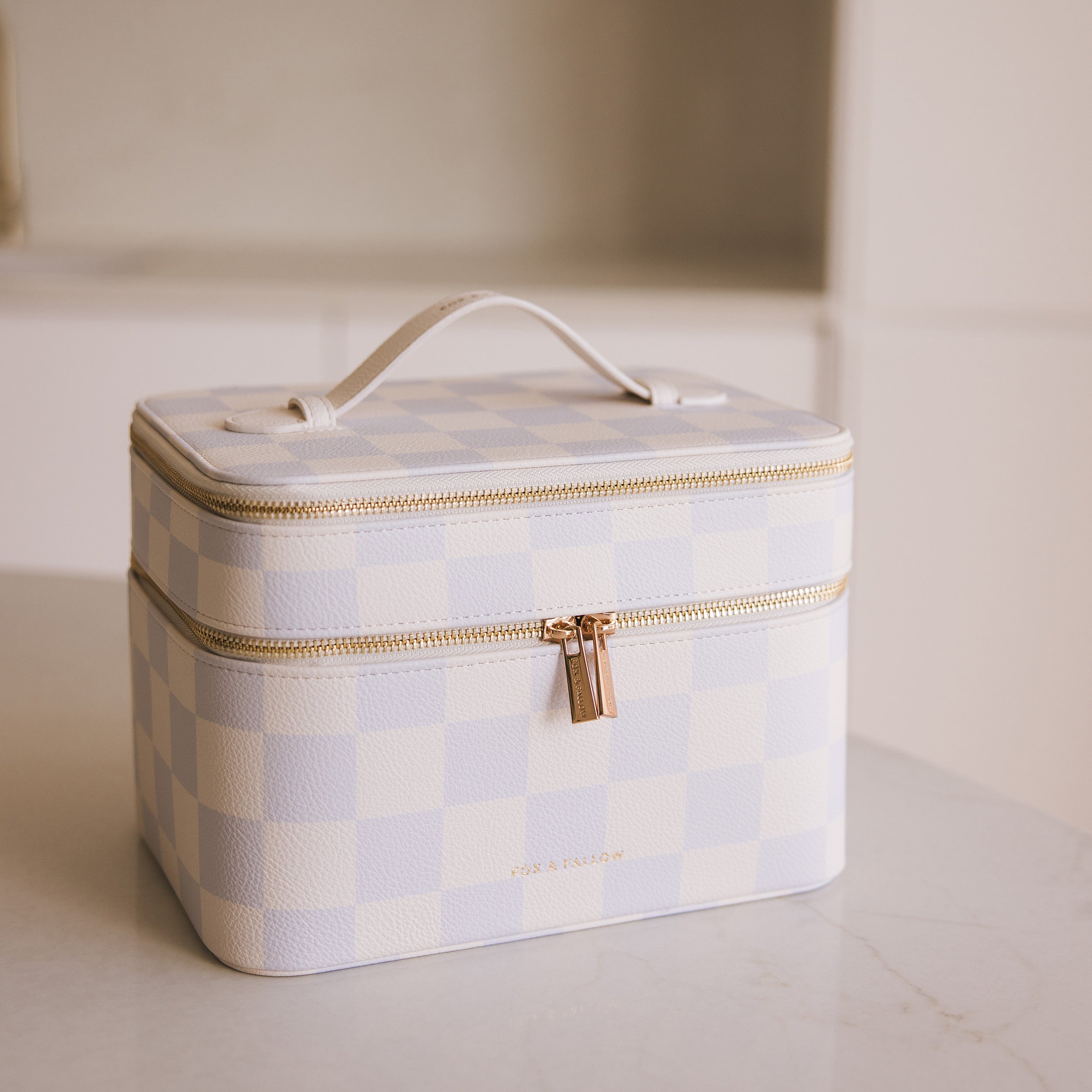 Powder Check Vanity Case - 'The Classic' - SECONDS