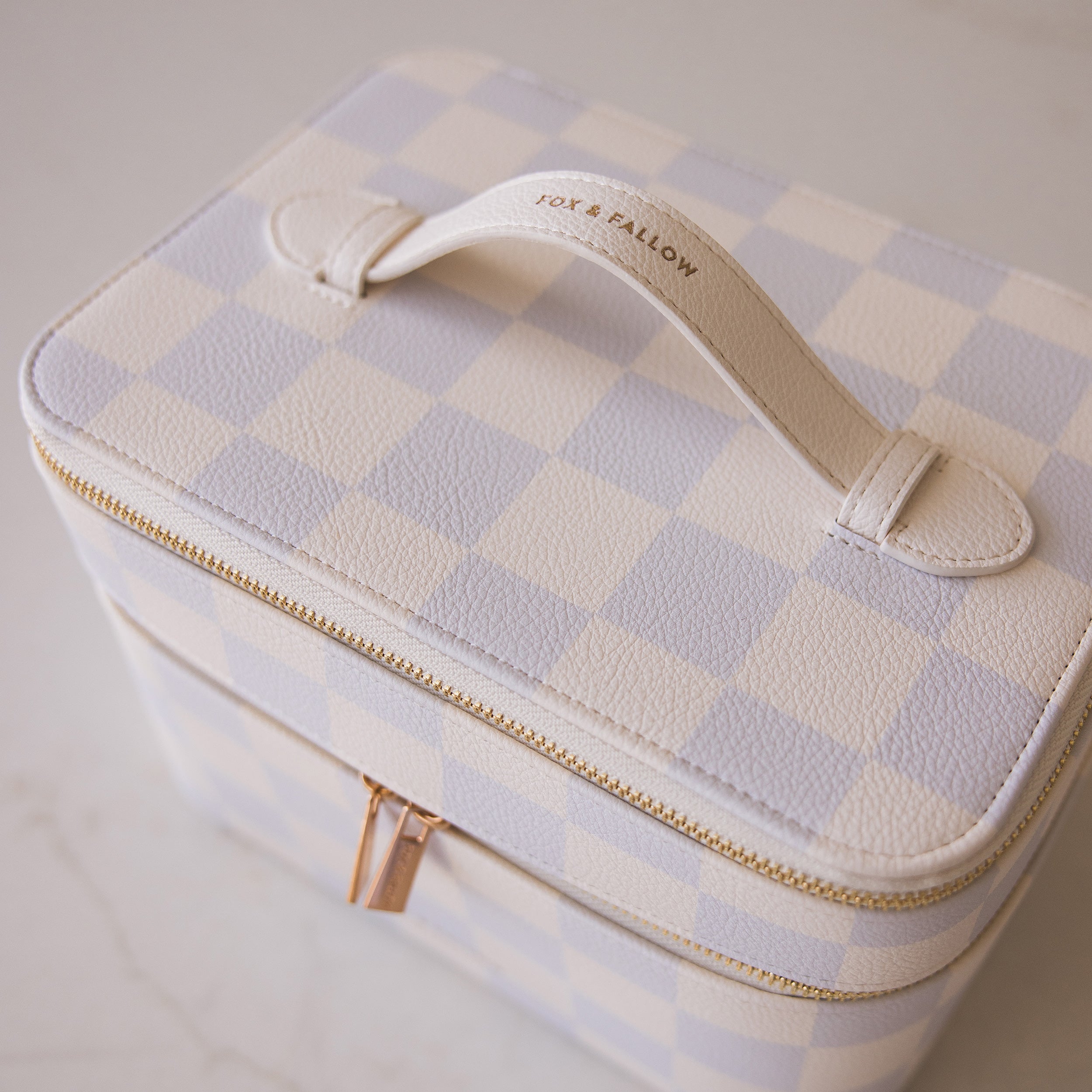 Powder Check Vanity Case - 'The Classic' - SECONDS