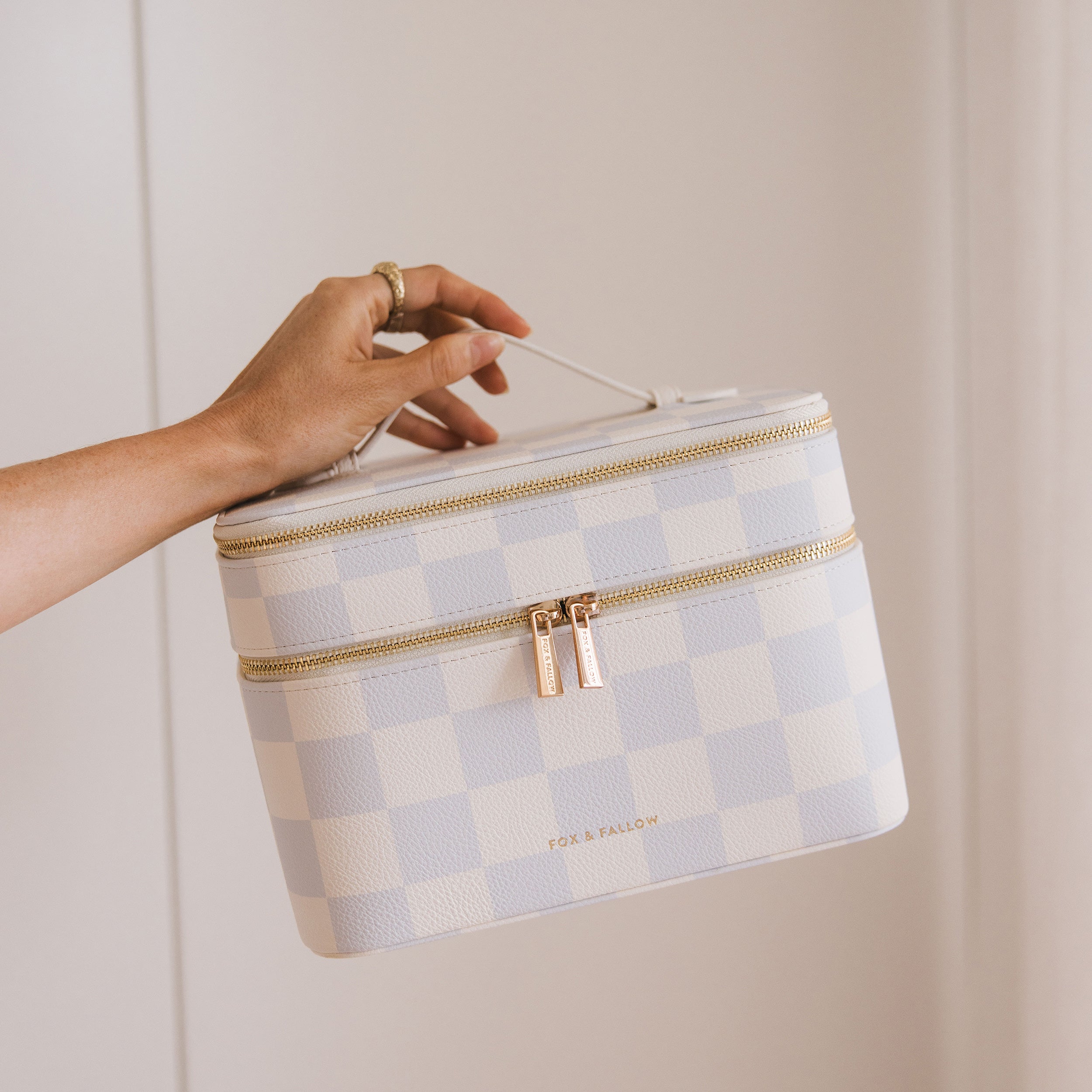 Powder Check Vanity Case - 'The Classic' - SECONDS