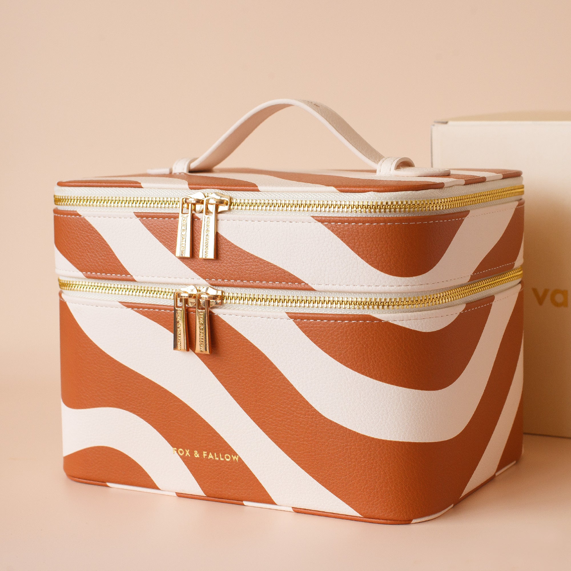 Rust Swirl Vanity Case - 'The Classic' - SECONDS