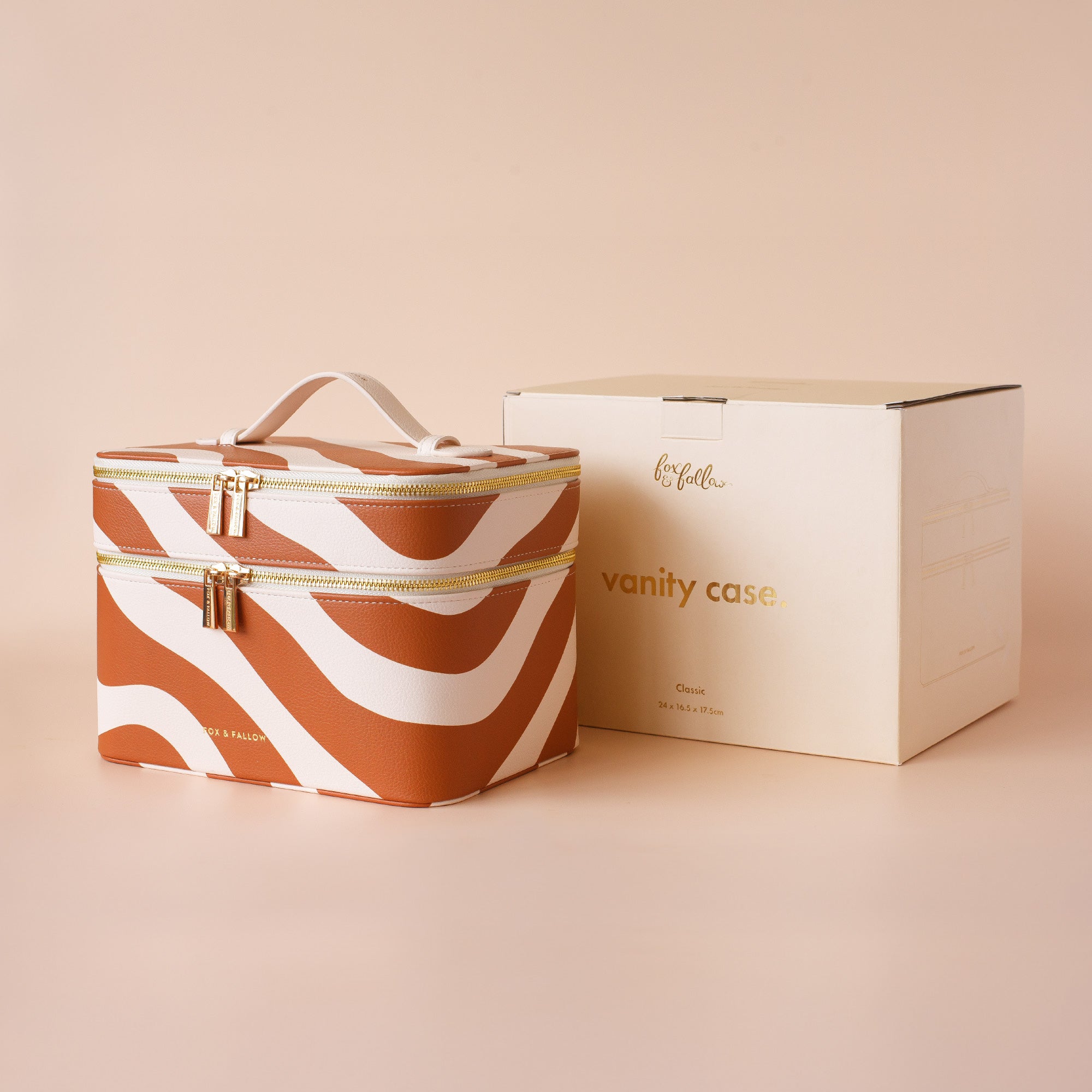 Rust Swirl Vanity Case - 'The Classic'