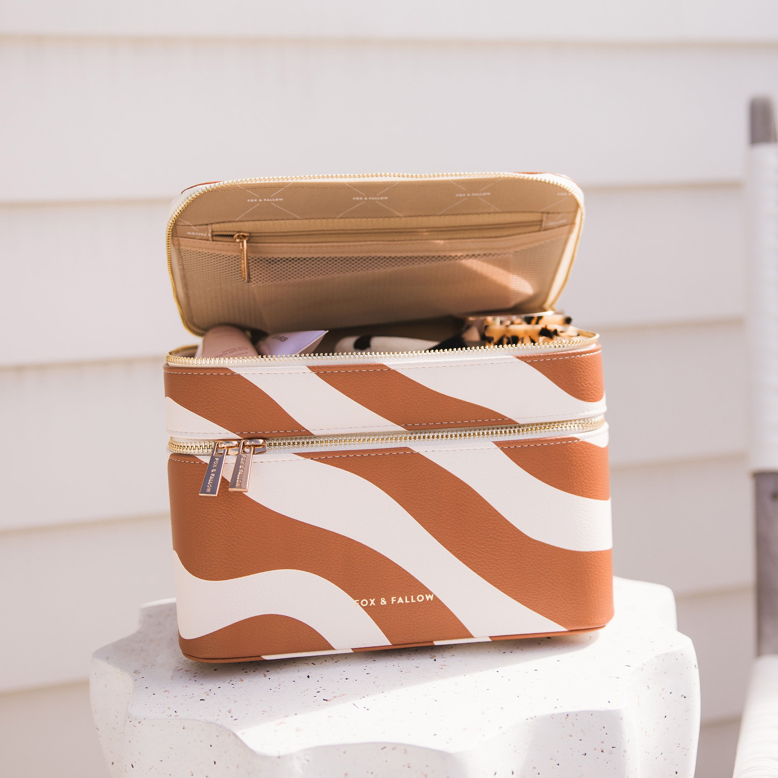 Rust Swirl Vanity Case - 'The Classic' - SECONDS