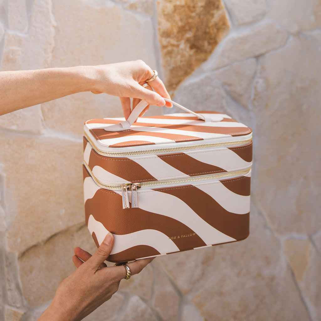 Rust Swirl Vanity Case - 'The Classic' - SECONDS