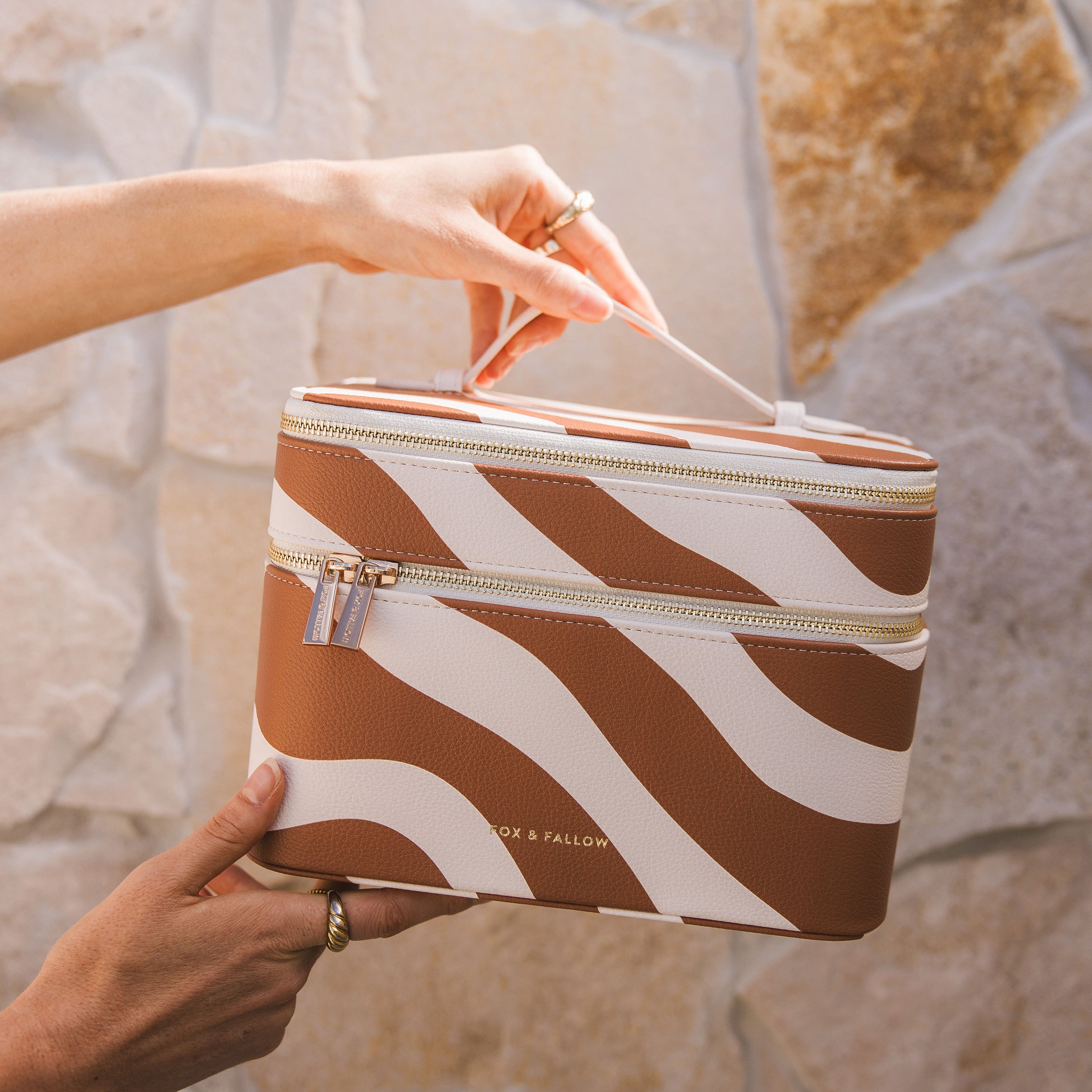 Rust Swirl Vanity Case - 'The Classic' - SECONDS