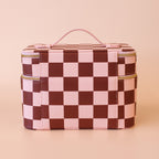 Cherry Check Vanity Case - 'The Classic'