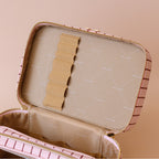 Rosé Pinstripe Vanity Case - 'The Classic' - PRE-ORDER (APRIL)