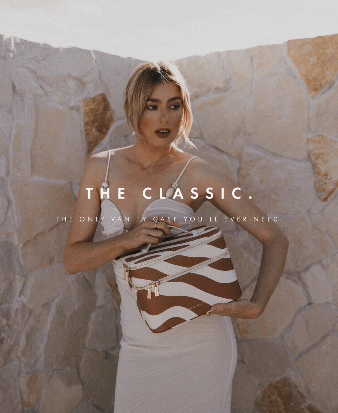 Rust Swirl Vanity Case - 'The Classic' - SECONDS