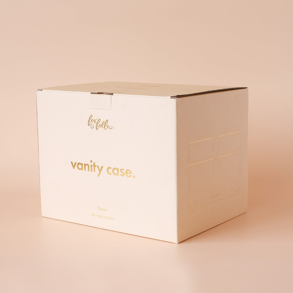 Powder Check Vanity Case - 'The Classic' - SECONDS