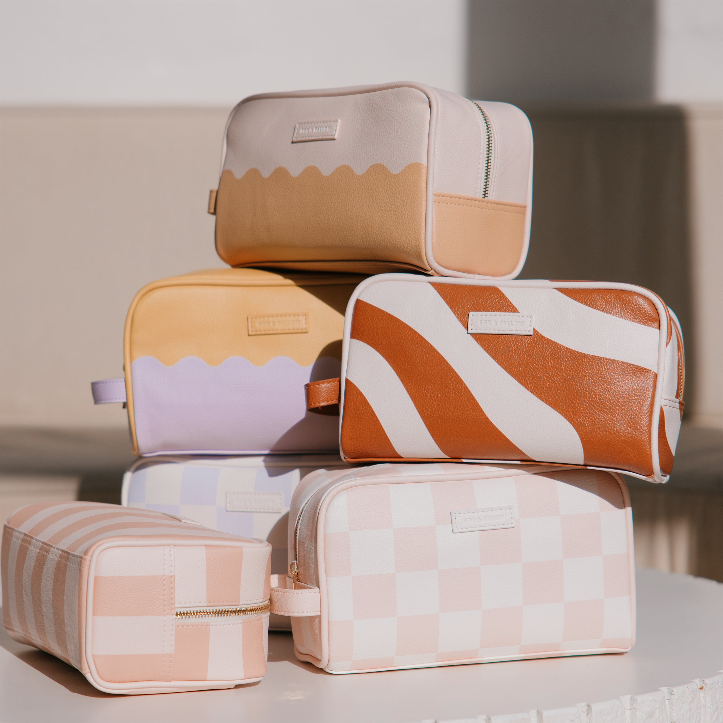 Lilac Ripple Wash Bag