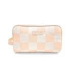 Salmon Check Wash Bag - LAST STOCK