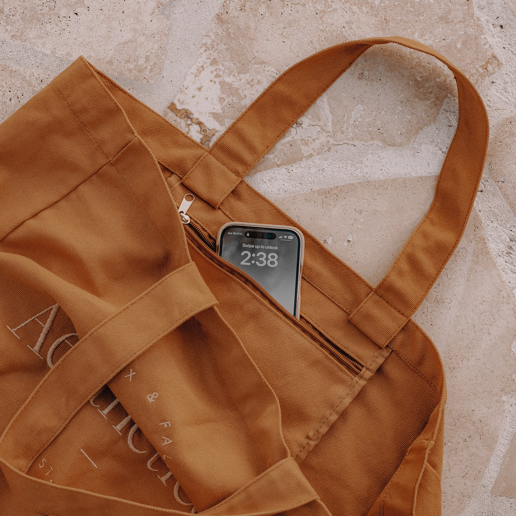 F&F Aesthetic Club Weekend Bag - Rust