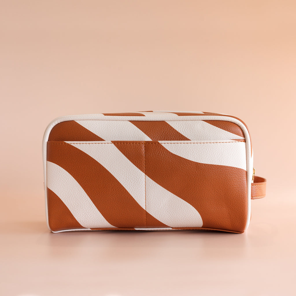 Rust Swirl Wash Bag