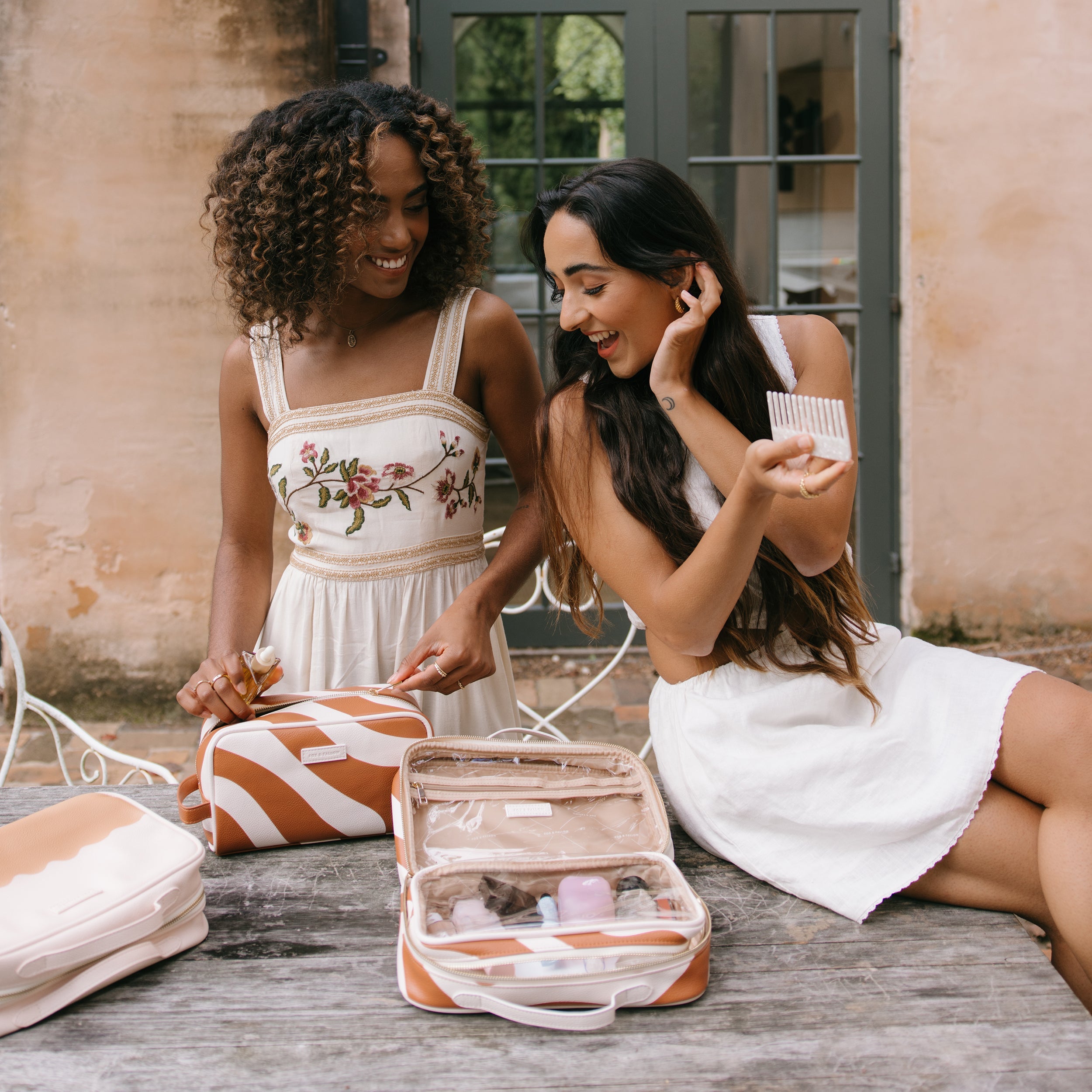 Rust Swirl Cosmetic Bag - SECONDS