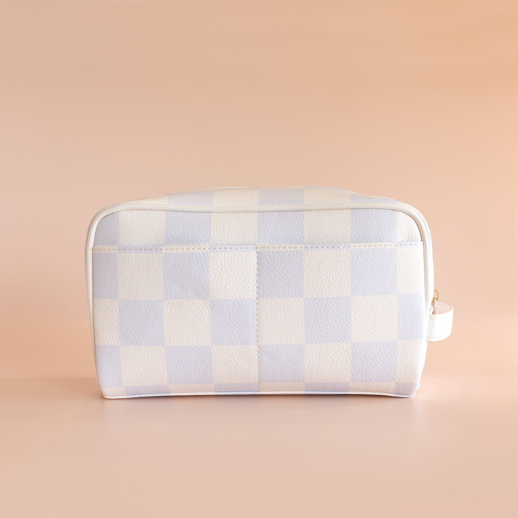 Powder Check Wash Bag - SECONDS