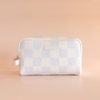 Powder Check Wash Bag - SECONDS