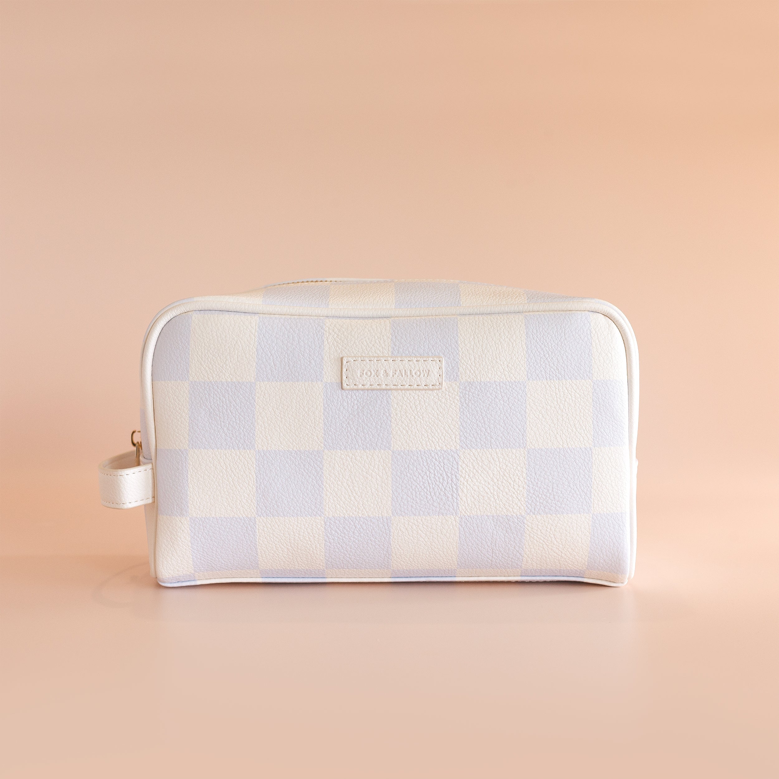 Powder Check Wash Bag - SECONDS