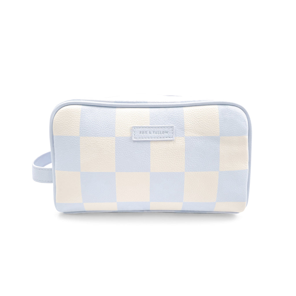 Powder Check Wash Bag - SECONDS