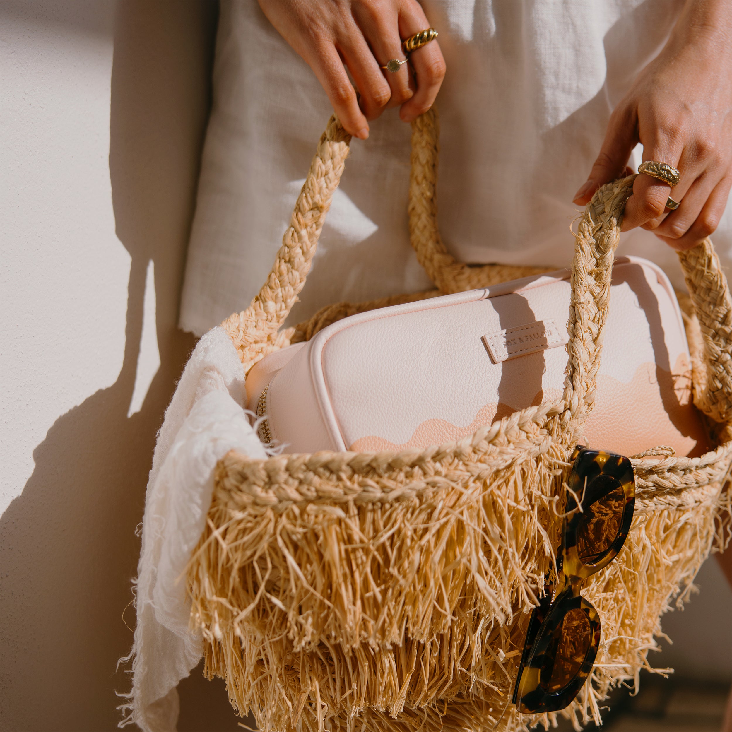 Caramel Ripple Wash Bag