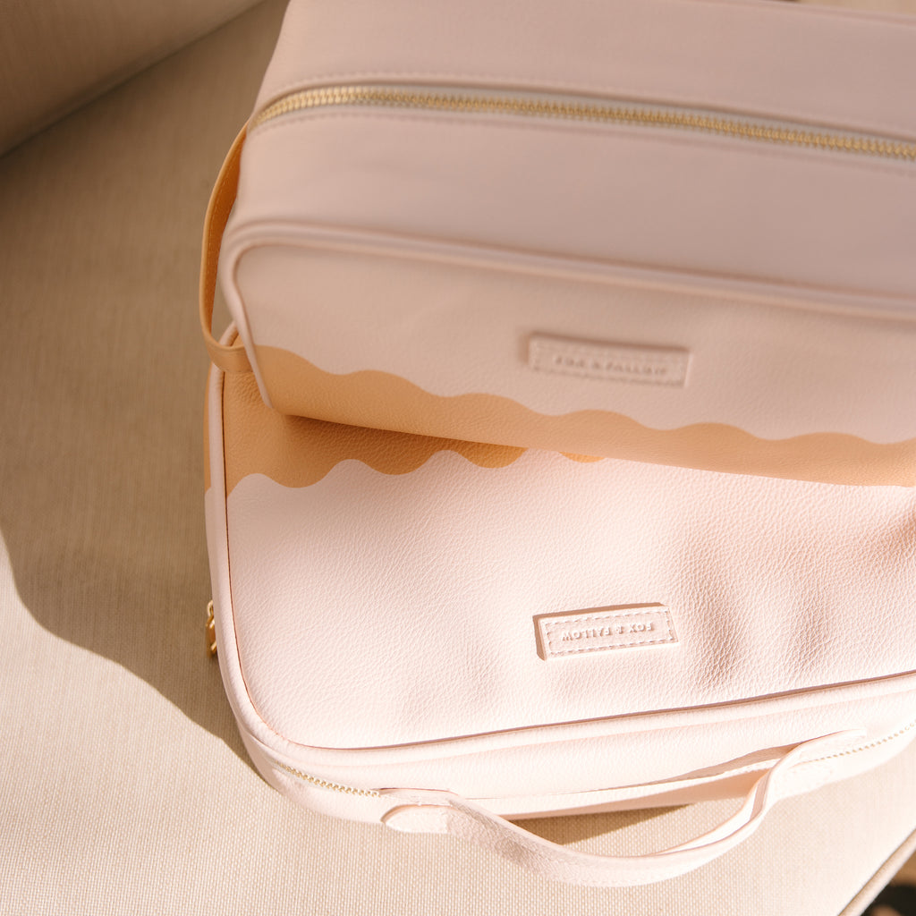 Caramel Ripple Wash Bag