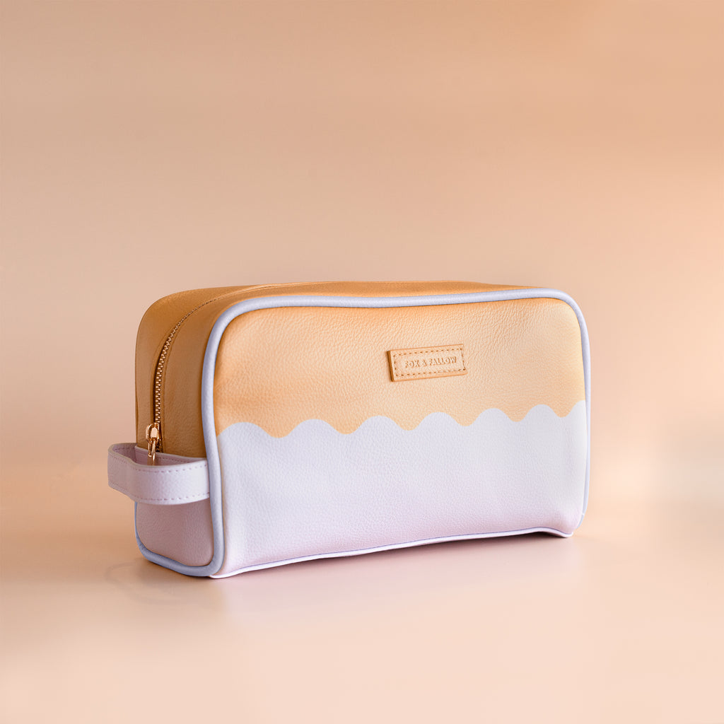 Lilac Ripple Wash Bag