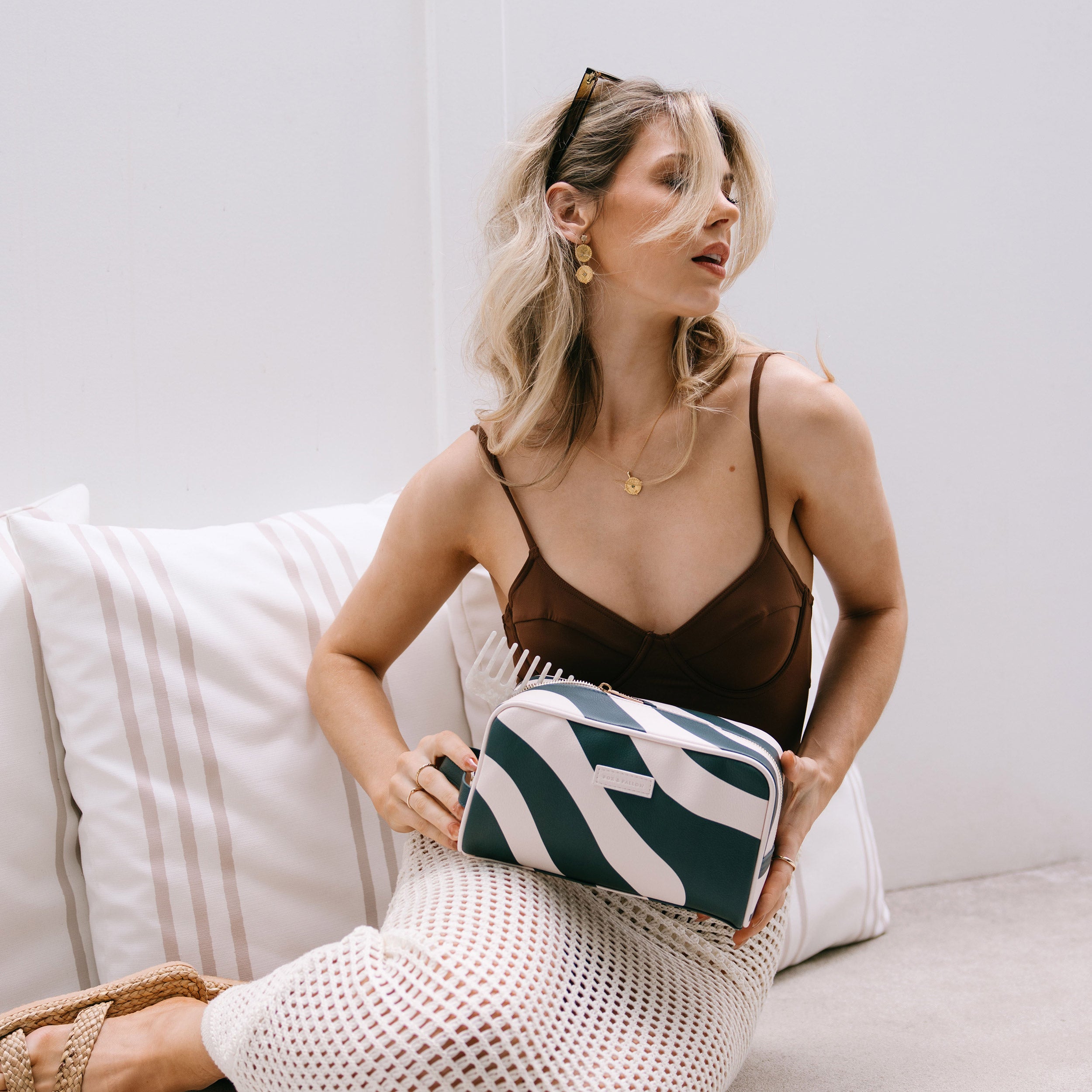 Forest Swirl Wash Bag - SECONDS