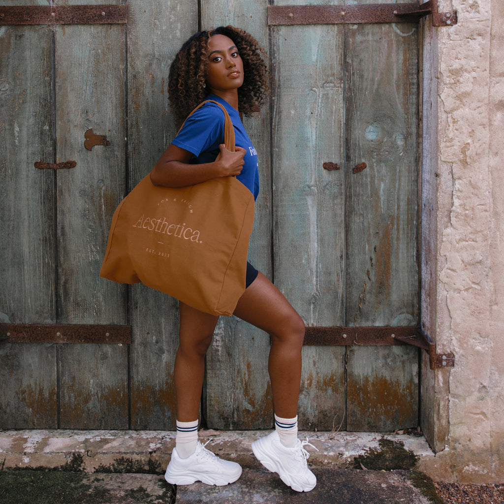 F&F Aesthetic Club Weekend Bag - Rust